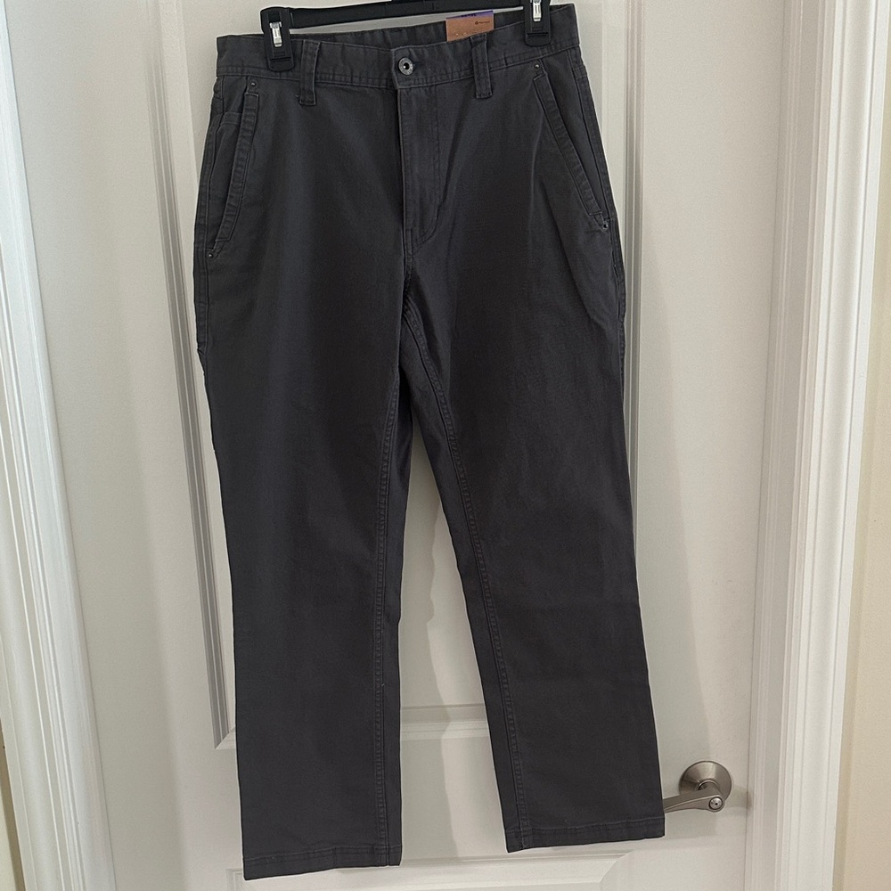 Eddie Bauer Men's Charcoal Chinos